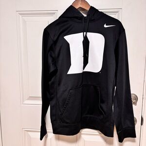Duke Blue Devils D Big Logo Fleece Pullover Hoodie BLACK